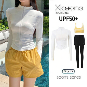 XIAZHIQING | Sun-Protective Slimming Long Sleeve Womens Swimwear