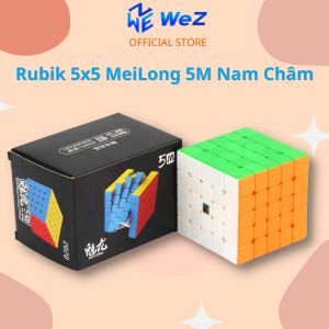 Rubik 5x5 MoYu MeiLong 5M - M Series MoYu M MeiLong M Rubic 5 Tầng Nam Châm Stickerless - WeZ Toys