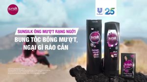 Dây dầu gội Sunsilk 10 gói óng mượt diệu kì 58ml
