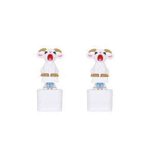 Bandai | Screaming Goat & Seagull Mine Sound Button KeychainLight Up Mechanical Switch Fidget ClickerNoise Maker Novelty Gift for Party