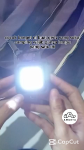 Lampu Senter Led COB Mini USB Charger Dengan Gantungan Kunci Untuk Outdoor / Camping / Memancing