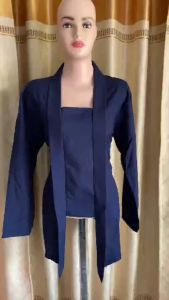 Kebaya Dewasa Motif Kutu Baru Bahan Micro Lengan Panjang