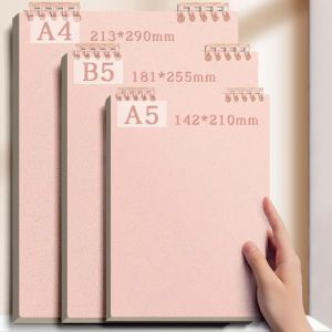 A5 60 Sheets Thick Notebook Spiral Binding Loose-leaf Notebooks with Lines Page for Student School Office Stationery Supplies