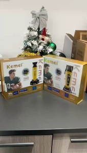 Kemei Km-90-4 Km-90-5 Professional Hair Clipper USB Fast Charging Hair Trimmer 11500RPM Powerful Ultra-High Speed Hair Clipper with Docks