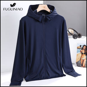 Fuguiniao Pure Skin Clothes Mens New Lightweight and Breathable Sunscreen Clothes Leisure Outdoor Sunscreen Clothes