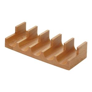 Creative Wood Sushi Holder Taco Roll Sea Urchin Handheld Plate Serving Dish French Style Dinnerware Sushi Making Kit Utensils