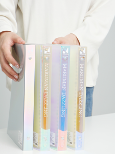 Sổ Tay Maruman B5 Metal Dazzling Colorful Dành Cho Học Sinh Sổ Tay Có Thể Thay Thế Sổ Tay Có Thể Tháo Rời Sổ Tay Có Thể Mở Rộng