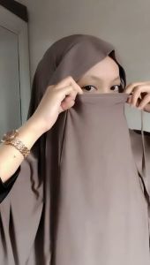 Afifah Jilbab Hijab Kerudung Bergo Instan French Khimar Cadar Tali Syari Bahan Jersey Premium