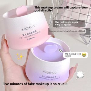 Natural Looking Cheap Face Cream Concealer Highlighter Three-in-One Lazy Persons Foundation Skin Brightening Makeup Remover