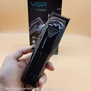 VGR professional hair clipper Pets can use adjustable hair clipper rechargeable trimmer LED display V-282