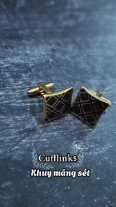 Khuy măng sét - Cufflink cao cấp lịch lãm và sang trọng đẳng cấp QT1368