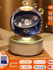 LAIZIXINGXINGDELIPIN | Bluetooth Enabled Crystal Globe Music Box