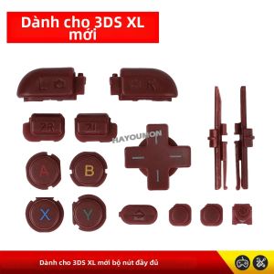 Bộ Nút Thay Thế Đầy Đủ Cho Máy Chơi Game New 3DS XL LL - Nút ABXY D-Pad Nút Bật/tắt Nút Nguồn Tương Thích Với NEW 3DS XL