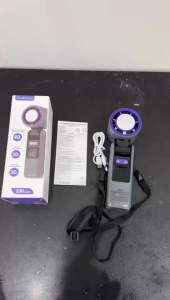 Quạt Cầm Tay Sò Lạnh Mini Xoay 180° Tích Hợp Đèn Pin Làm Mát Cực Nhanh