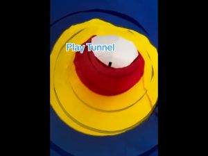 1.8M Foldable Tunnel For Toddler Colorful Pop Up Crawl Tunnel Play Tent For Indoor Outdoor Game