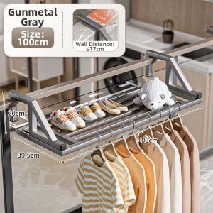 Balcony Drying Rack Adjustable Window