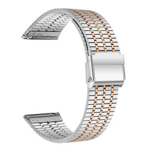 Metal 20mm 22mm Strap For Garmin Forerunner 570 165 255 265/Vivoactive/Venu Stainless Steel Watch Band For HUAWEI Watch GT 5 4 3