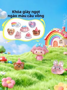 JVBV | Phụ Kiện Charm Giày DIY Hình Động Vật Dopamine cho Dép Nữ