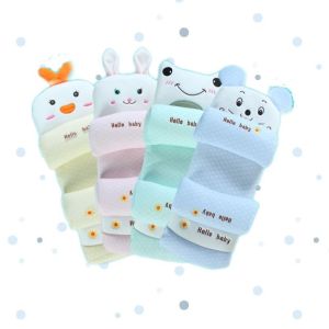 Orzbow Baby Contour Pillow Designed To Prevent And Correct Head Tilt In Newborns Features A Cartoon-style Design Removable And Washable Cover And Adjustable Position