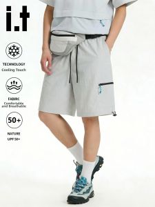 izzue | Sun Protective Cool Feeling Summer Sporty Straight Loose Big Size Shorts
