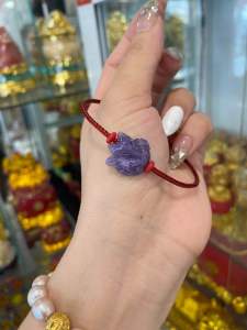 Vòng ray hồ ly chúa 9 đuôi ôm hoa may mắn tình duyên