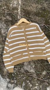 Clarisa Cardigan Rajut Anak - Sweater Rajut Anak 2 - 12 Tahun Tebal - Cardigan Anak By Dibaa id