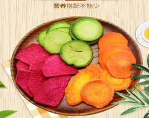 Three color radish crisps ready to eat red heart radish green radish carrot 250g 500g    三色萝卜脆片