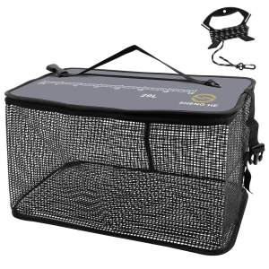 SANLIKE Floating Fish Protection Driving to the Sea Fishing Basket Sea Fishing Rock Fishing Fish Protection Hanging Glue Quick Drying Portable Nylon Thread Weaving  Fish Cage