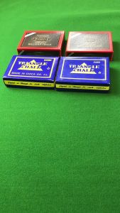 Billiard Chalk 12Pcs & Brunswick Blue Chalk: Essential Billiard Accessories