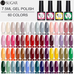 UR SUGAR 7.5ml Gel Polish Gray Blue Brown Nail Art Design Soak Off UV Gel Paint Varnish Base Top Coat Gel Polish