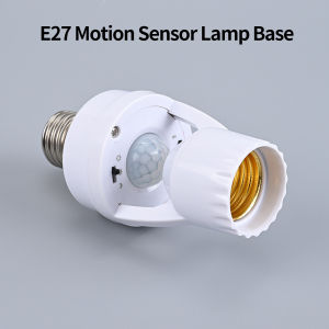 E27 E26 Led Lamp Base with Motion Sensor PIR Human Induction AC85-265V Light Bulb Holder Socket Adapter Converter Adjustable