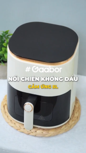 Thanh Lý Nồi chiên không dầu 5L Gaabor AF-45T01A cảm ứng tuần hoàn khí mặt kính quan sát