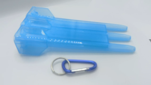 Portable Nylon Dart Box Plastic Transparent Dart Case With Lock Buckle for Steel Soft Tip Darts