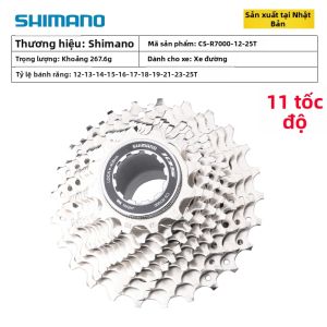 SHIMANO | Bộ líp xe đạp đường trường 11 tốc độ R7000 R8000 R8101 UT 105 HG700 tương thích hiệu suất cao bền bỉ