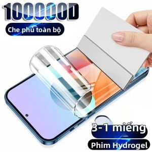 Miếng Dán Màn Hình Full Cover Hydrogel Cho iPhone 13 12 11 14 15 16 17 18 Pro Max Tương Thích Với iPhone 17 Air 7 8 Plus SE XR XS - Chống Trầy Xước Chống Vân Tay Độ Nét Cao