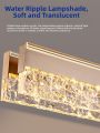 Italian Minimalist Long Linear Chandelier. 