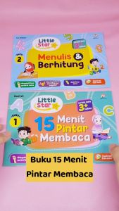 Buku Belajar Membaca Little Star 15 menit Pintar Membaca Isi 2 Buku