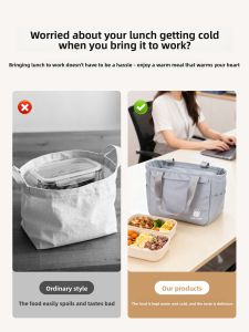 YERBABY | Insulated Waterproof Lunch Bag with Thick Aluminum Foil