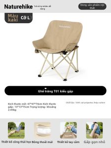 Ghế tựa lưng NatureHike gấp gọn cho thư giãn và cắm trại ngoài trời
