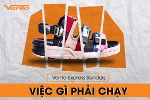 Giày Sandal Vento Nam Nữ Quai Ngang Dạo Phố Đi Chơi Đi Học NV1001