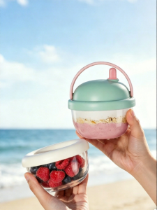 Ankou | BPA Free Portable Breakfast Cup Oatmeal Milkshake Salad