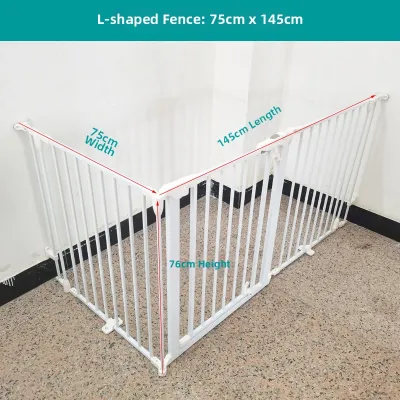 KUBEIWA | Safety Child Pet Gate No Drilling Required Multi-shape Barriers