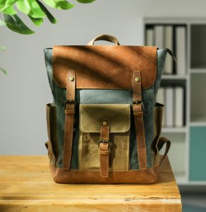 LINGU | Balo Vải Canvas Chống Nước Dung Lượng Lớn Ngoài Trời