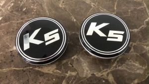 Logo chụp mâm ốp lazang bánh xe ô tô Kia K5 đường kính 58mm - Chất liệu nhựa ABS cao cấp
