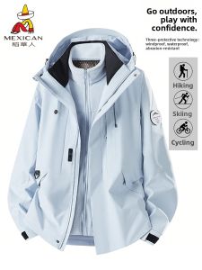 Mexican | Insulated Down Lining 3-in-1 Outdoor Climbing Jacket