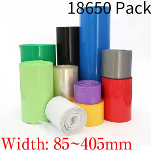 1M PVC Shrinkable Tubing Film Sleeves Width 85mm-350mm 18650 Lithium Battery Heat Shrink Tube Wrap Cover Skin Insulation Sheath