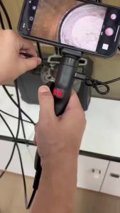 Type-C 360° Two-Way Rotary Articulating Endoscope Camera HD 1080P Car Inspection Industrial Endoscope With LED For IOS Android