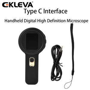 EKLEVA กล้องจุลทรรศน์ดิจิตอลแว่นขยายแบบมือถือ20X กำลังขยายสูงพิเศษสำหรับการระบุตัวตนการตรวจสอบคุณภาพการบำรุงรักษา
