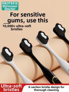 Soft Bristle Toothbrush for Men Ultra Fine Gum Protection Home Use Family Dental Care Tool Professional Grade Oral Cleaning