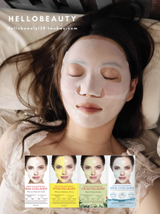 Dermafix Luxury Collagen Face Mask Brightening Firming Repairing Skin Care Hydrogel Patch Mask Anti-Aging Soothing Moisturizing